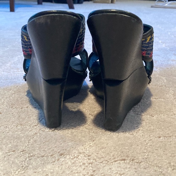 Diane von Furstenberg Wedge Sandals - Picture 6 of 6